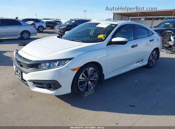 JHMFC1F39JX006637 2018 HONDA CIVIC White Առջևի ձախ երեք քառորդ տեսարան