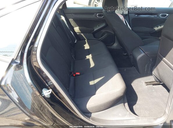 JHMFE1F7XNX001031 2022 HONDA CIVIC Black Vista de la etiqueta del VIN