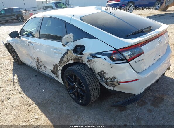 JHMFL4H83SX003776 2025 HONDA CIVIC HYBRID White 