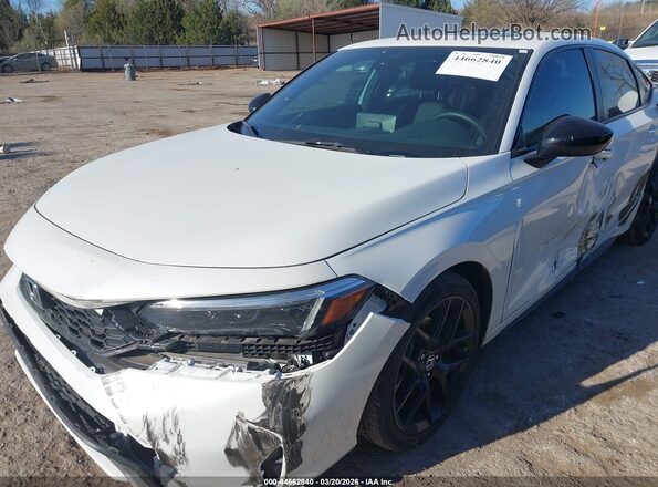 JHMFL4H83SX003776 2025 HONDA CIVIC HYBRID White 