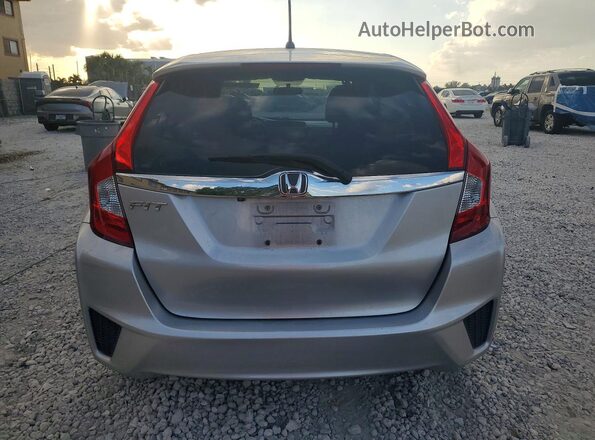 JHMGK5H76GS005806 2016 HONDA FIT Silver Вид ззаду