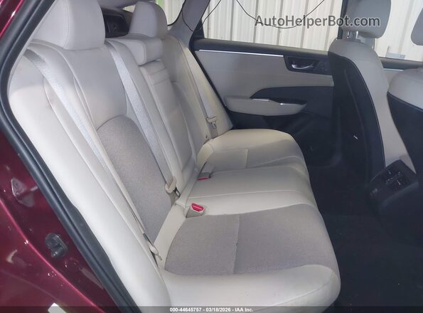 JHMZC5F10LC001369 2020 HONDA CLARITY Red VIN կոդի պիտակի տեսք