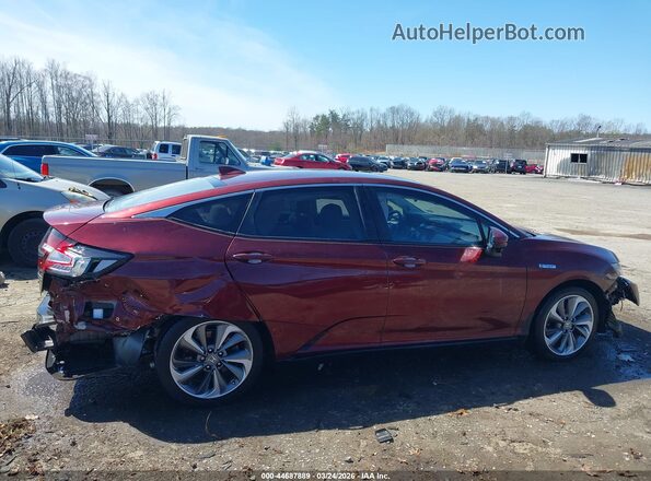 JHMZC5F16JC016049 2018 HONDA CLARITY Бордовый Вид задней части салона