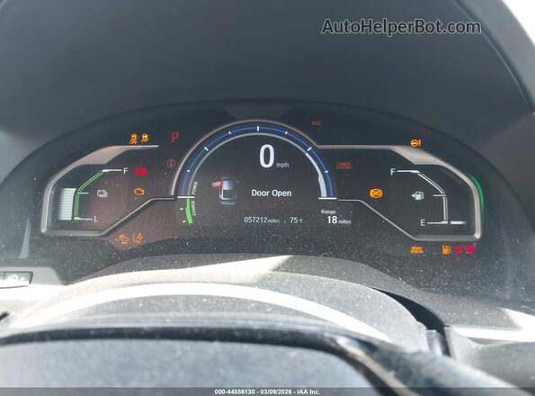 JHMZC5F17KC001531 2019 HONDA CLARITY Black Հետևի նստատեղերի տեսք
