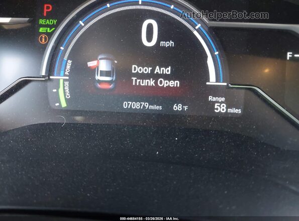 JHMZC5F17KC005191 2019 HONDA CLARITY Black 