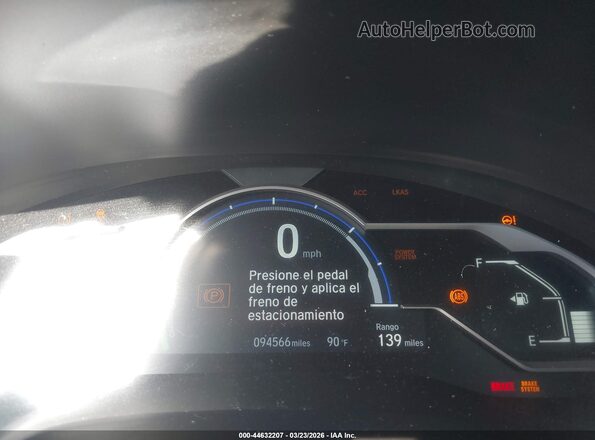 JHMZC5F1XJC017690 2018 HONDA CLARITY Black Вид задніх сидінь