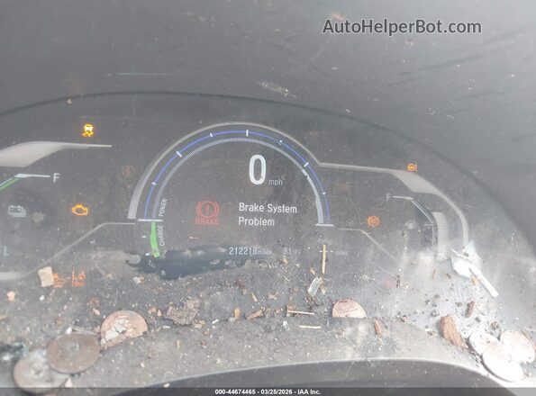 JHMZC5F37KC000672 2019 HONDA CLARITY Black Вид задніх сидінь