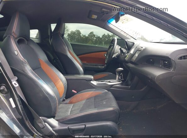 JHMZF1D65GS000325 2016 HONDA CR-Z Black Vista interior delantera