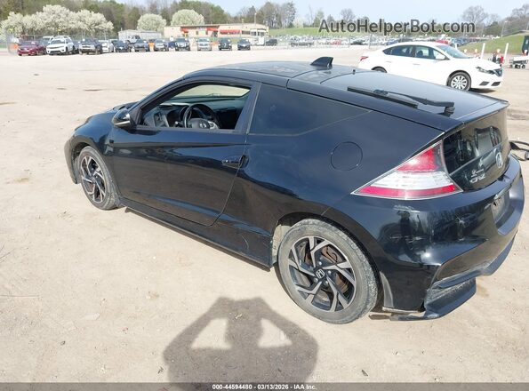 JHMZF1D65GS000325 2016 HONDA CR-Z Black Trasero izquierdo