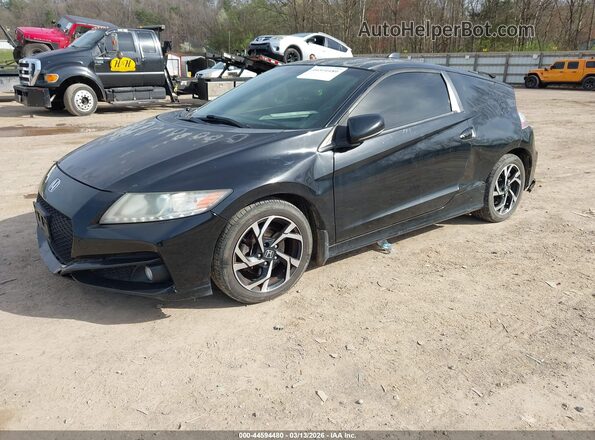 JHMZF1D65GS000325 2016 HONDA CR-Z Black Vista tres cuartos delantera izquierda