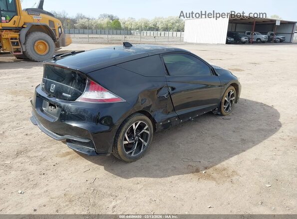 JHMZF1D65GS000325 2016 HONDA CR-Z Black Trasero derecho