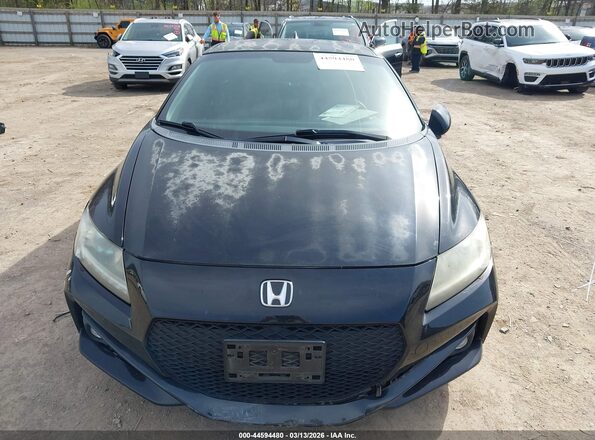 JHMZF1D65GS000325 2016 HONDA CR-Z Black Vista del cuadro de instrumentos