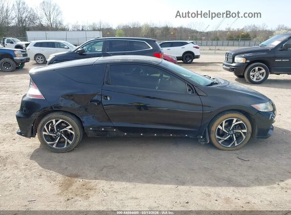 JHMZF1D65GS000325 2016 HONDA CR-Z Black Vista interior trasera