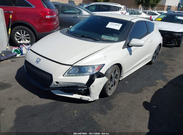 JHMZF1D67GS000813 2016 HONDA CR-Z White Vista tres cuartos delantera izquierda