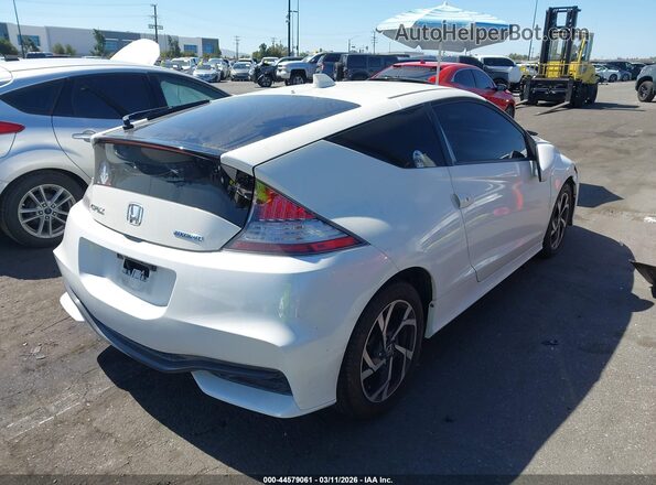 JHMZF1D67GS000813 2016 HONDA CR-Z White Trasero derecho