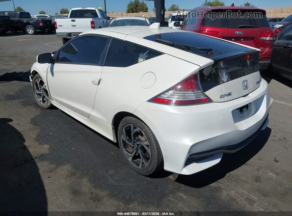JHMZF1D67GS000813 2016 HONDA CR-Z White Trasero izquierdo