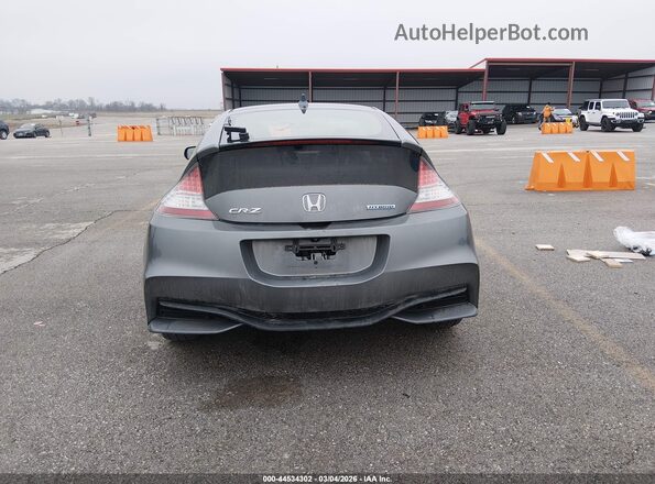 JHMZF1D68GS000772 2016 HONDA CR-Z Gray 