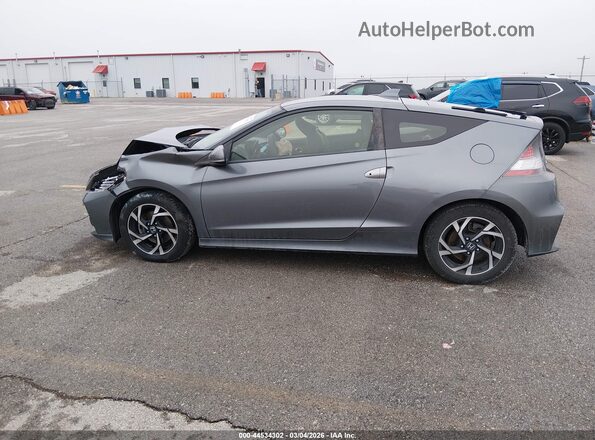 JHMZF1D68GS000772 2016 HONDA CR-Z Gray 360 interior view