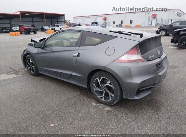 JHMZF1D68GS000772 2016 HONDA CR-Z Gray Rear left
