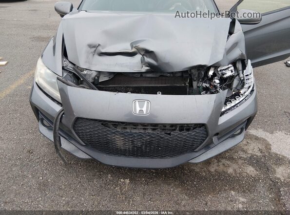 JHMZF1D68GS000772 2016 HONDA CR-Z Gray Front interior view