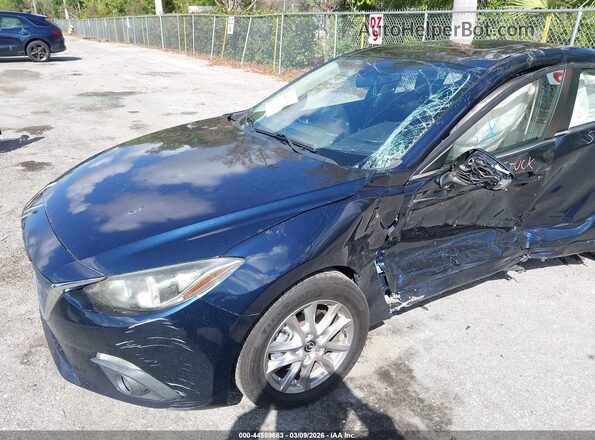 JM1BM1W7XG1316601 2016 MAZDA 3 Dark Blue Front view