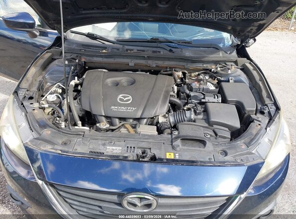 JM1BM1W7XG1316601 2016 MAZDA 3 Dark Blue Rear view