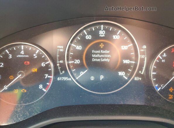 JM1BPAA70M1330601 2021 MAZDA 3 Gray ხელსაწყოთა პანელის ხედი