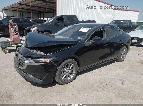 JM1BPAA78M1314226 2021 MAZDA 3 Черный Передняя левая четверть