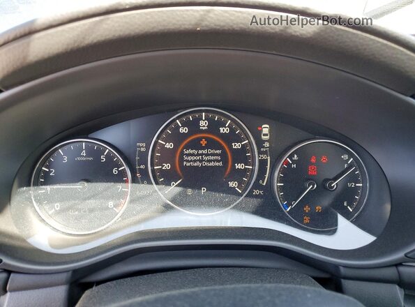 JM1BPABL1M1329971 2021 MAZDA 3 Синий Вид щитка приборов