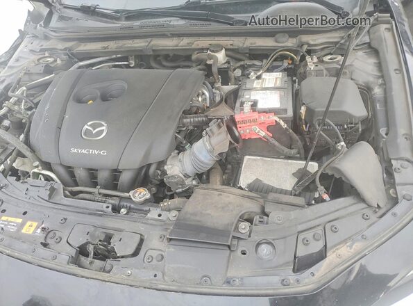 JM1BPABLXM1324333 2021 MAZDA 3 Black უკანა სალონის ხედი