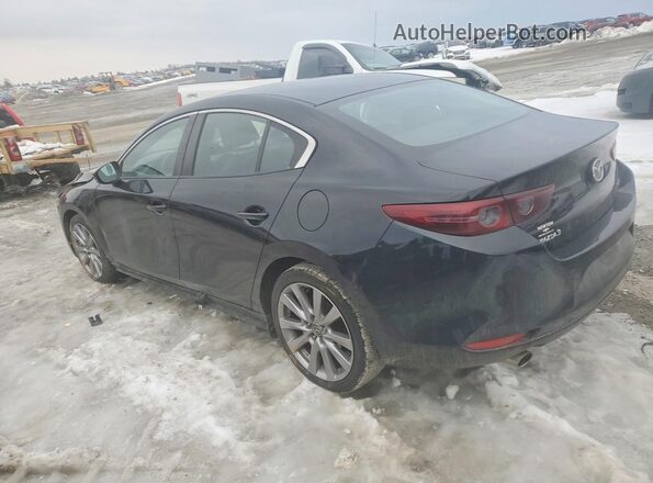 JM1BPABLXM1324333 2021 MAZDA 3 Black უკანა მარცხენა