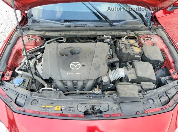 JM1BPACL0M1344170 2021 MAZDA 3 Red უკანა სალონის ხედი