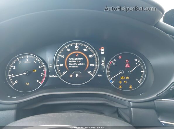 JM1BPACM0S1784833 2025 MAZDA 3 White Widok tylnych siedzeń