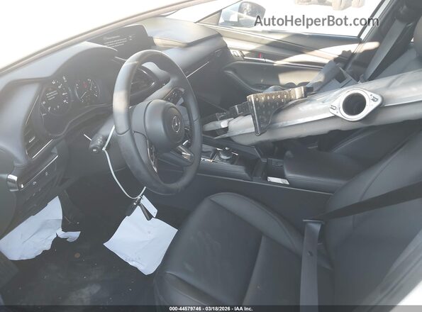 JM1BPACM0S1784833 2025 MAZDA 3 White Widok wnętrza z przodu