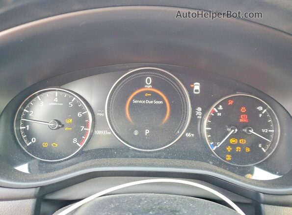 JM1BPAKL5M1347714 2021 MAZDA 3 Black Instrument cluster view