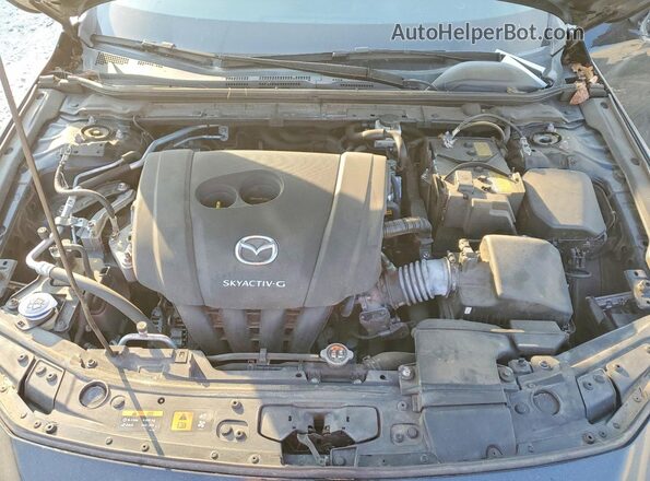 JM1BPAKL5M1347714 2021 MAZDA 3 Black Rear interior view