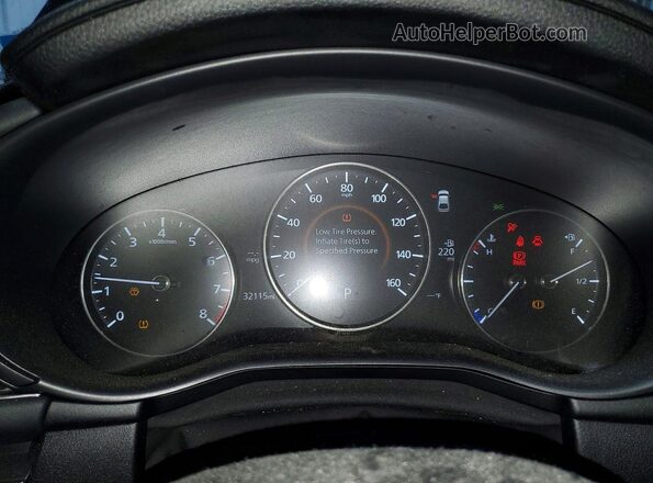 JM1BPALM1K1106141 2019 MAZDA 3 Черный Вид щитка приборов