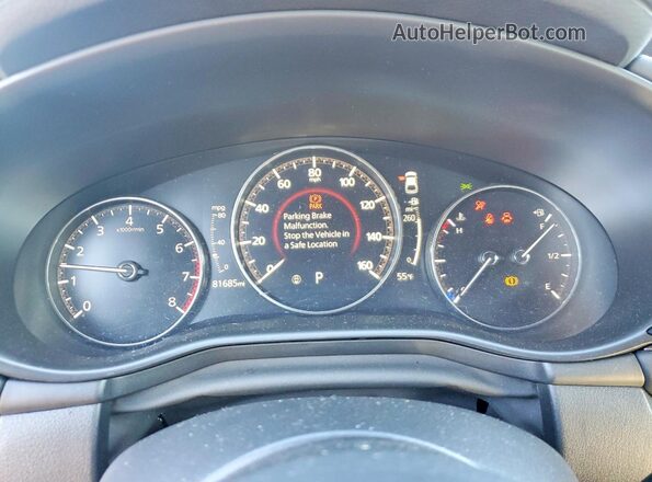 JM1BPAMM2K1131113 2019 MAZDA 3 Blue Սարքավորումների վահանակի տեսք
