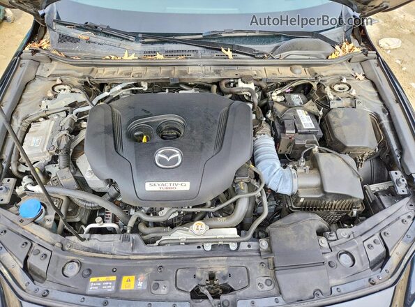 JM1BPBAY6M1322095 2021 MAZDA 3 Black Rear interior view
