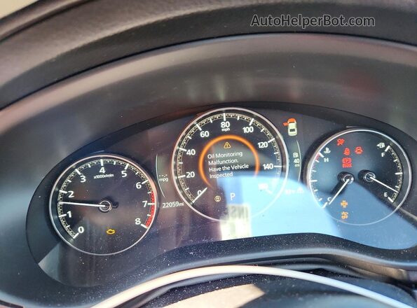 JM1BPBCM6S1766763 2025 MAZDA 3 Charcoal ხელსაწყოთა პანელის ხედი
