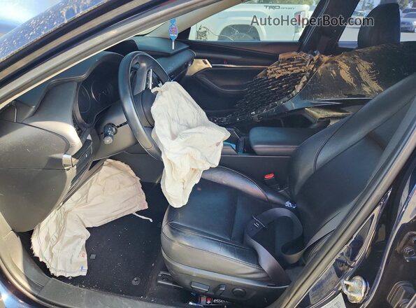 JM1BPBDL7M1305063 2021 MAZDA 3 Blue Widok wnętrza z przodu