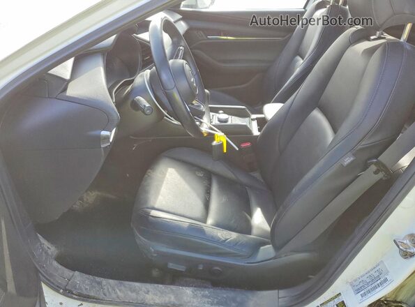 JM1BPBLL5M1308240 2021 MAZDA 3 White Widok wnętrza z przodu