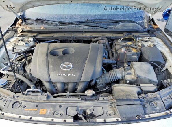 JM1BPBLL5M1308240 2021 MAZDA 3 White Widok wnętrza z tyłu