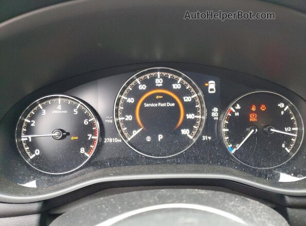 JM1BPBLM3P1623714 2023 MAZDA 3 Charcoal ხელსაწყოთა პანელის ხედი