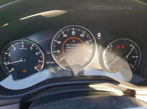 JM1BPBML1M1345753 2021 MAZDA 3 White Սարքավորումների վահանակի տեսք