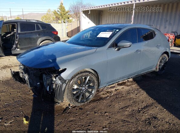 JM1BPBNM4K1135779 2019 MAZDA 3 Gray Առջևի ձախ երեք քառորդ տեսարան