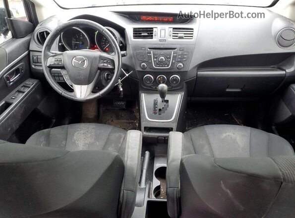 JM1CW2CL9H0192396 2017 MAZDA 5 Gray Widok deski rozdzielczej