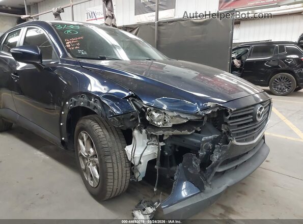 JM1DKDB74K1449806 2019 MAZDA CX-3 Dark Blue Front view