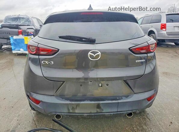 JM1DKDB79M1515477 2021 MAZDA CX-3 Gray Հետևի տեսք