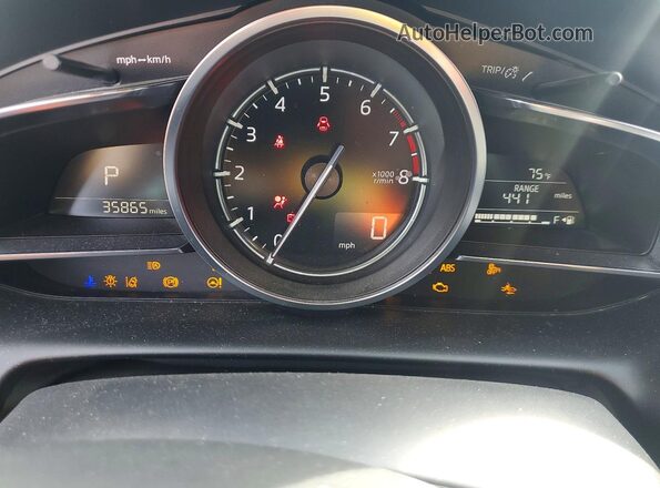 JM1DKDB7XM1505122 2021 MAZDA CX-3 White Widok zestawu wskaźników